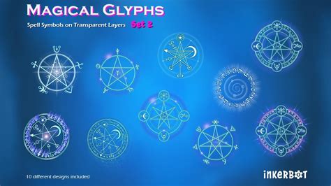 Enigmatic magical glyphs